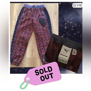 Puma x Dapper Dan Collab T7 Jogger Pant Blue Indigo. Men’s medium